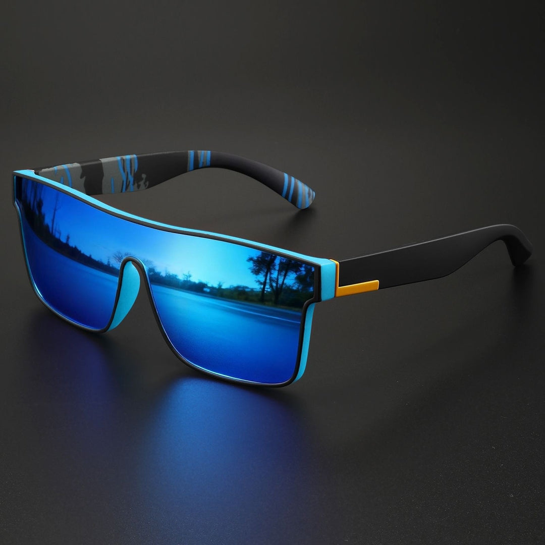 Motorcycle Photochromic Oversized Sunglasses Men Windproof Outdoor Sports Riding Shades
