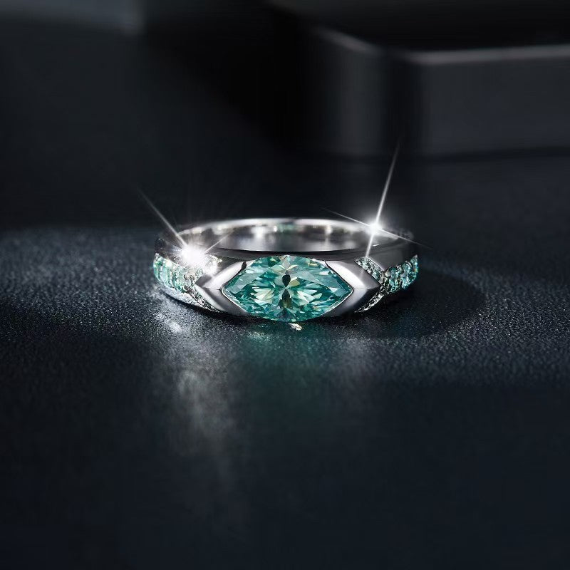 Marquise Cut Diamond Ring Solitaire Statement Ring Promise Engagement Wedding Ring Unisex Luxury Fine Jewelry
