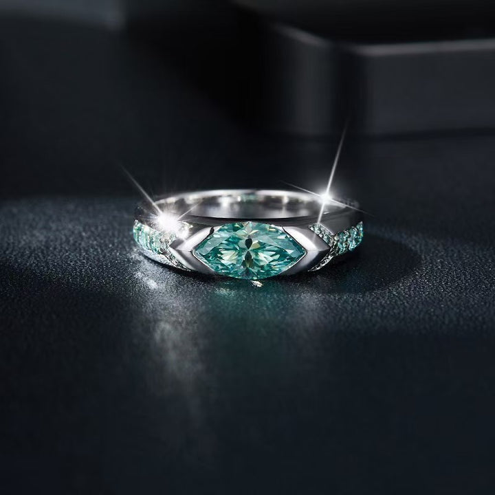 Marquise Cut Diamond Ring Solitaire Statement Ring Promise Engagement Wedding Ring Unisex Luxury Fine Jewelry