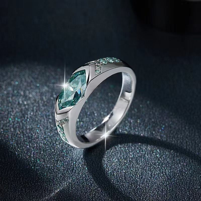 Marquise Cut Diamond Ring Solitaire Statement Ring Promise Engagement Wedding Ring Unisex Luxury Fine Jewelry