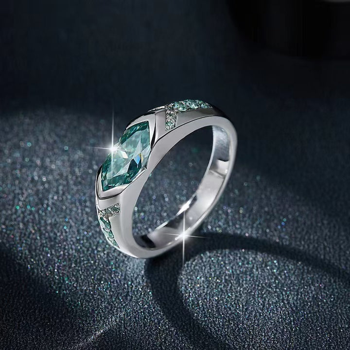 Marquise Cut Diamond Ring Solitaire Statement Ring Promise Engagement Wedding Ring Unisex Luxury Fine Jewelry
