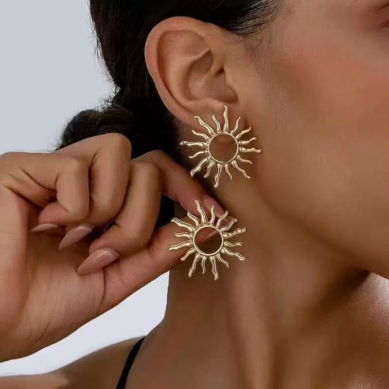 Sunburst Statement Earrings