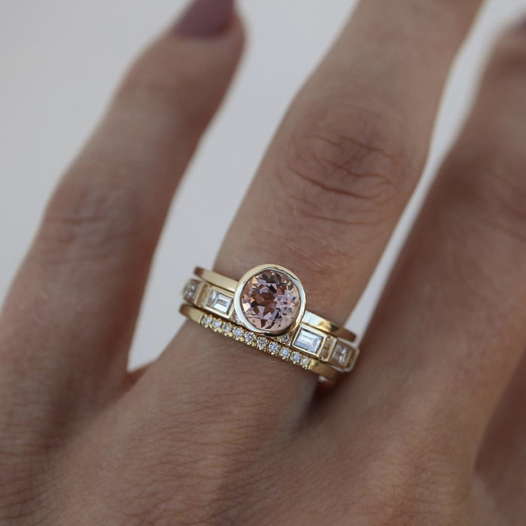 Double-Layer Crystal Ring Elegant Vintage Luxury Women’s Fashion Statement Ring