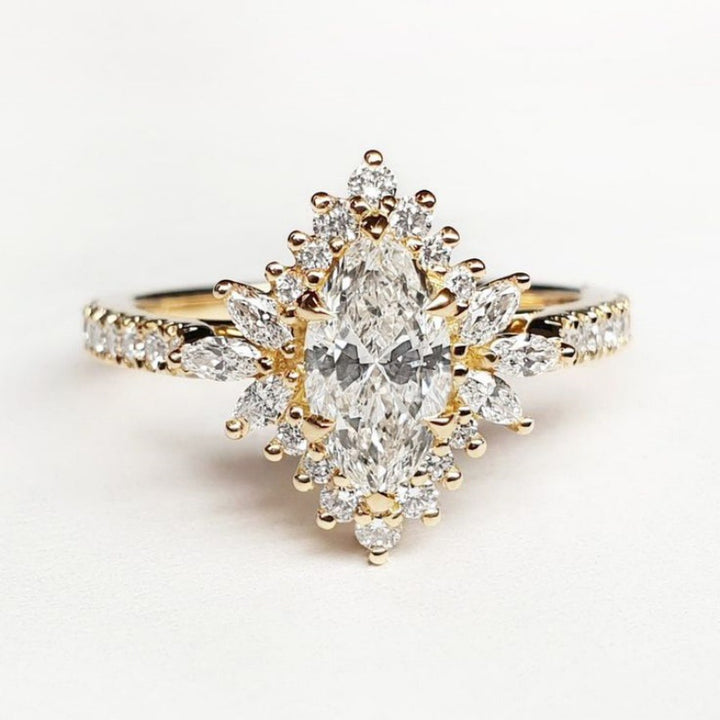 Luxury Marquise Diamond Ring for Women