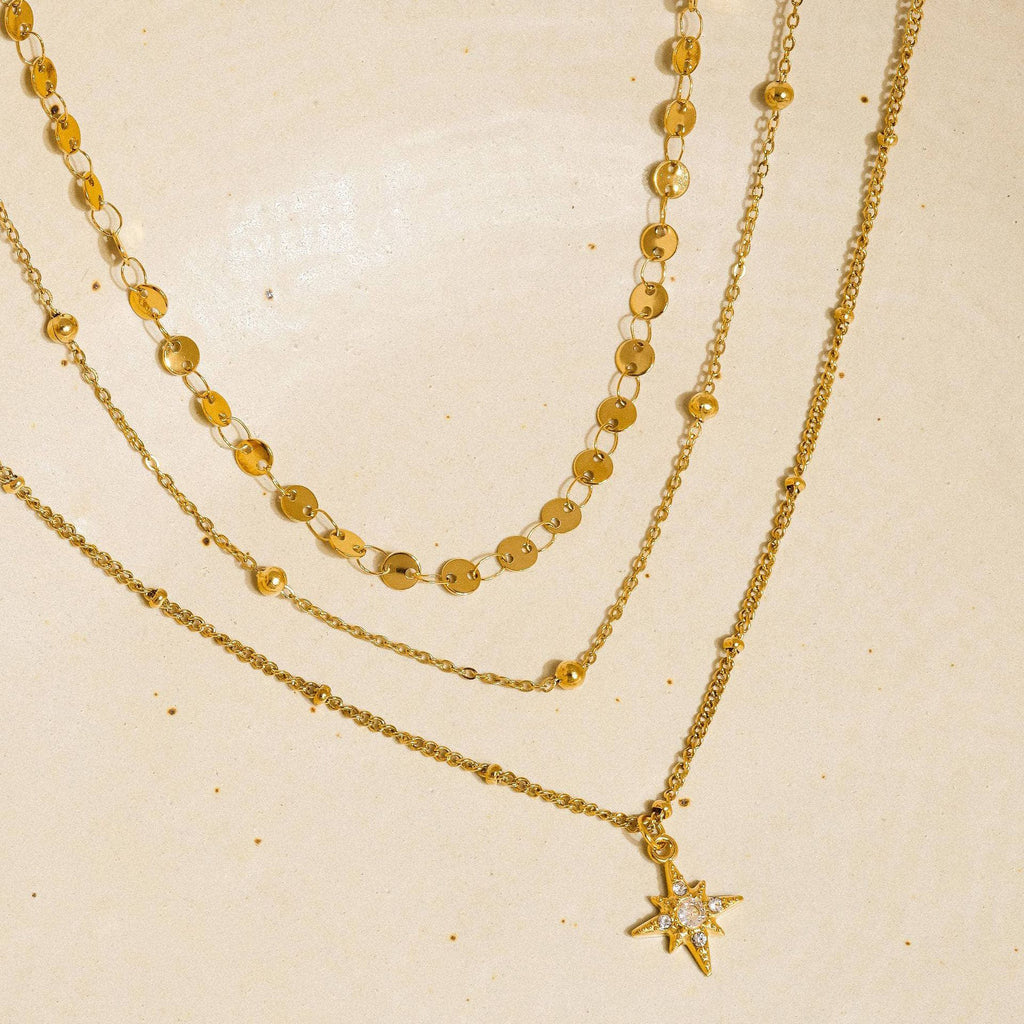 Starburst Layered Necklace