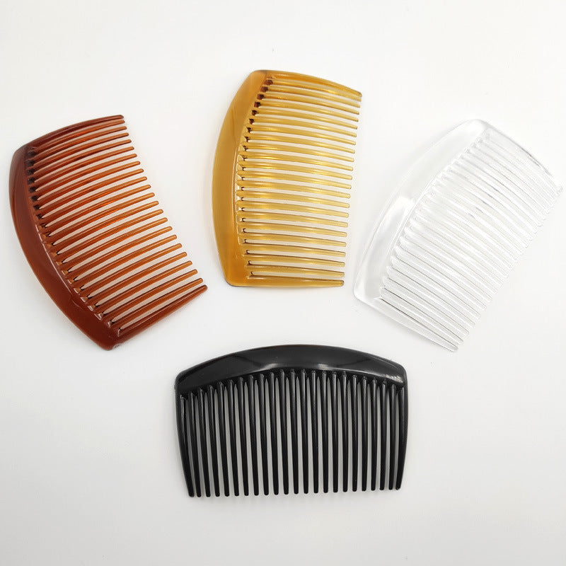 Minimalist Cellulose Acetate Hair Comb Classic Hair Pin for Updo Hairstyles