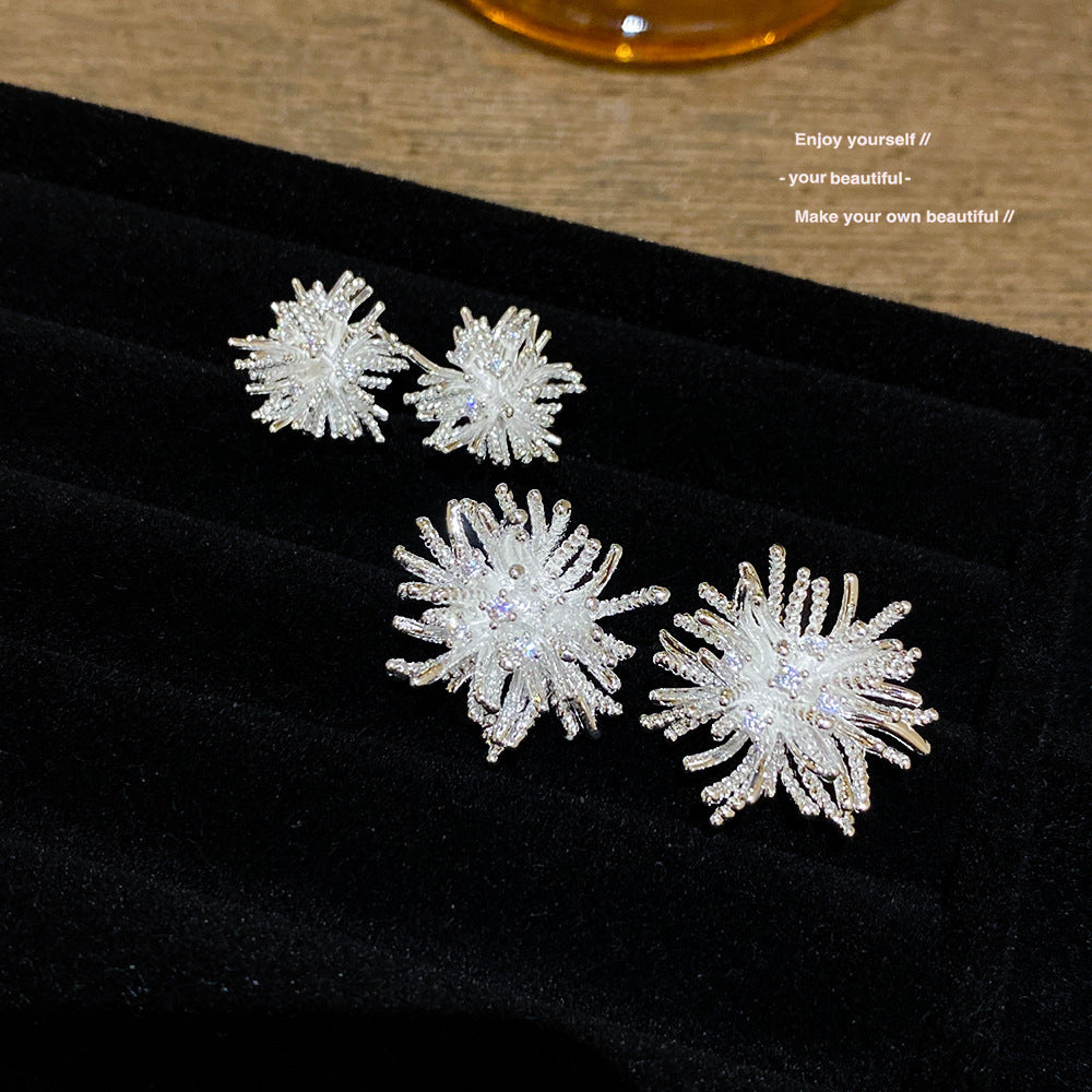 Sparkling Firework Stud Earrings