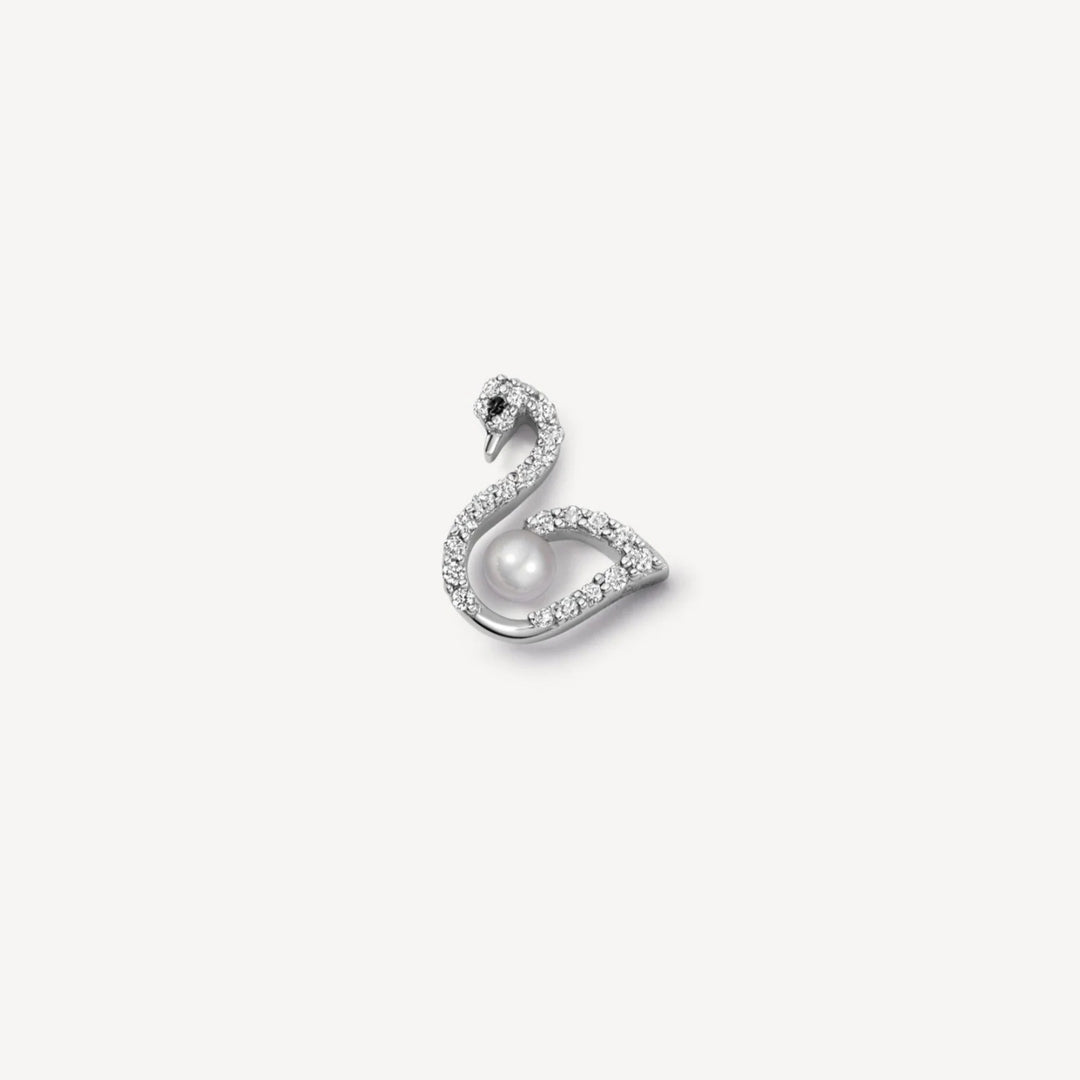 Teardrop Locket Necklace with Interchangeable Charms Customizable Gold Crystal Pendant for Women