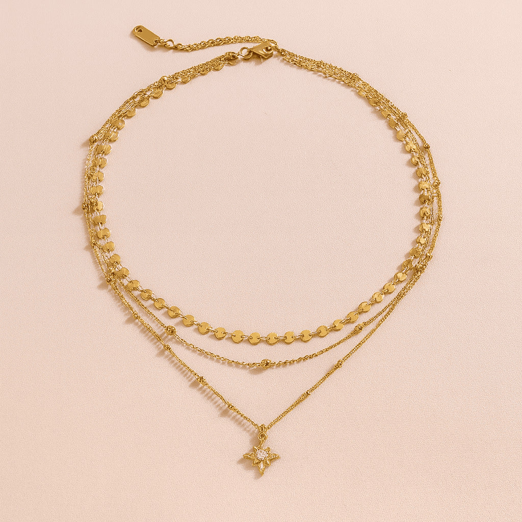 Starburst Layered Necklace