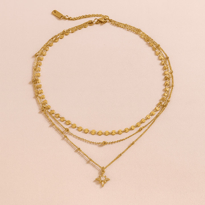 Starburst Layered Necklace