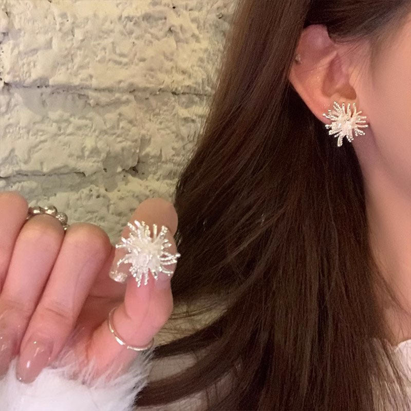 Sparkling Firework Stud Earrings