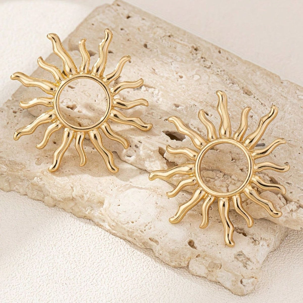Sunburst Statement Earrings
