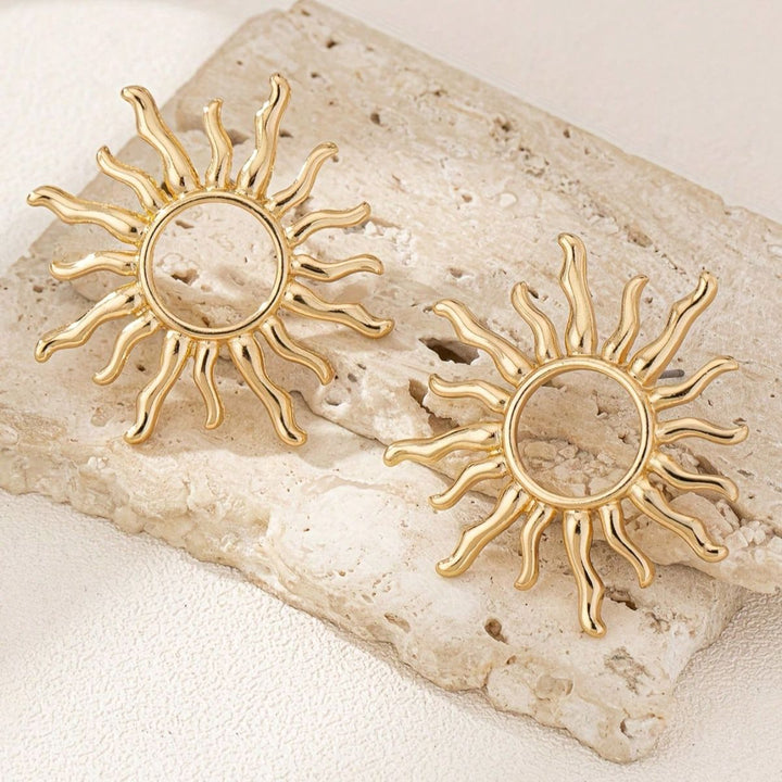 Sunburst Statement Earrings