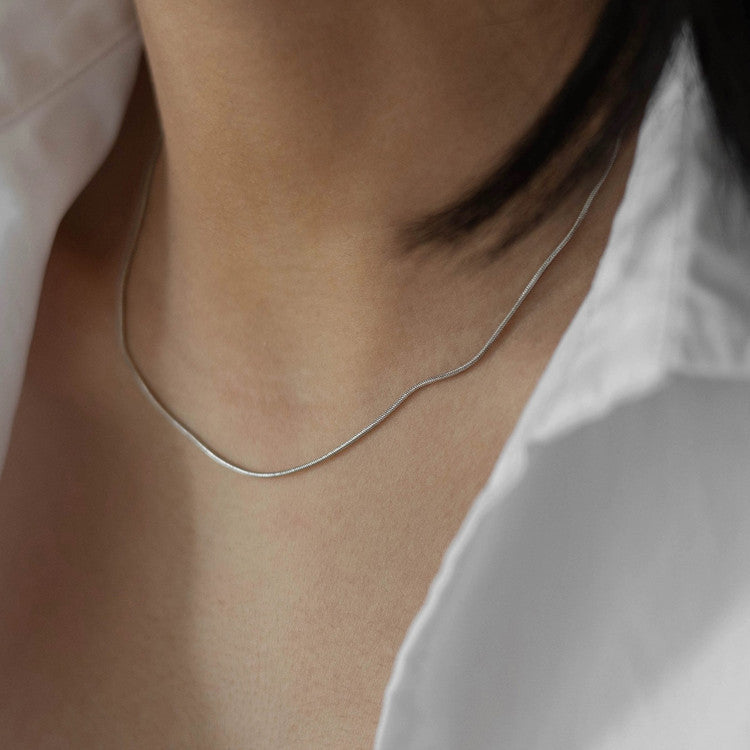 Minimal Snake Chain Necklace