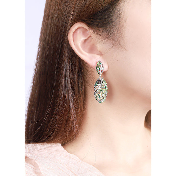 Luxury Teardrop Crystal Drop Earrings