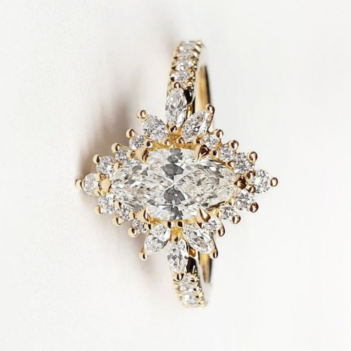 Luxury Marquise Diamond Ring for Women