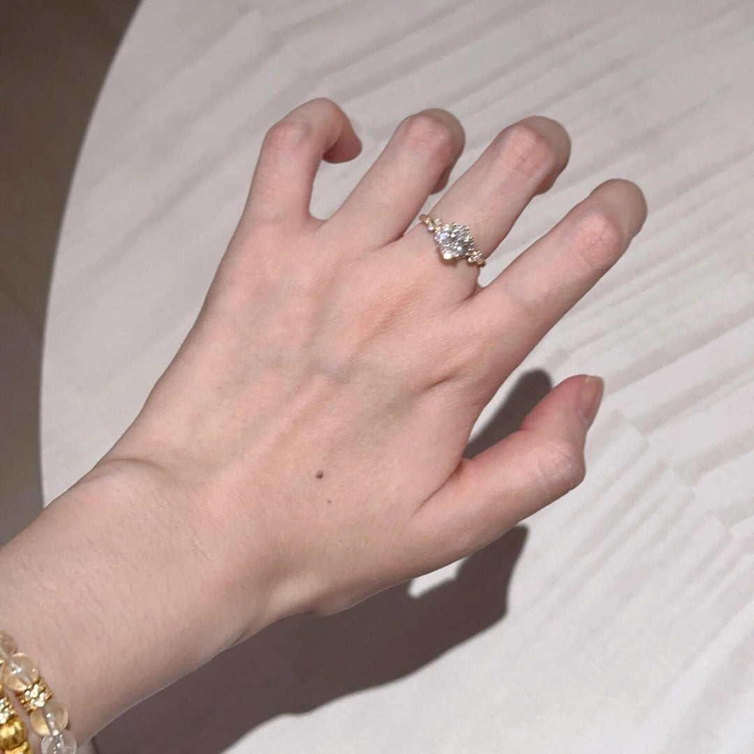 Elegant Fashion Jewelry Oval Diamond Ring