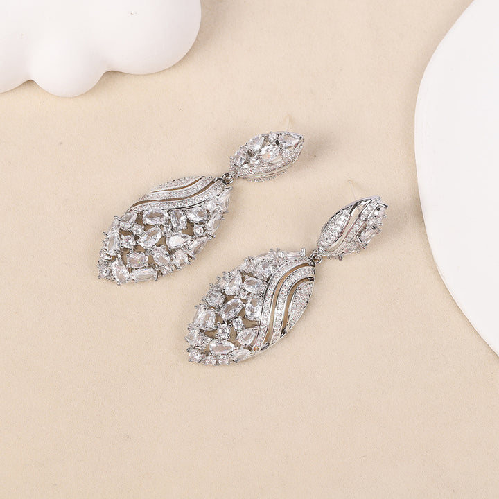 Luxury Teardrop Crystal Drop Earrings
