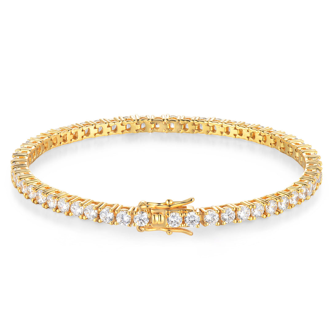 Minimalist Diamond Tennis Bracelet
