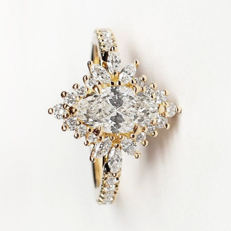 Luxury Marquise Diamond Ring for Women