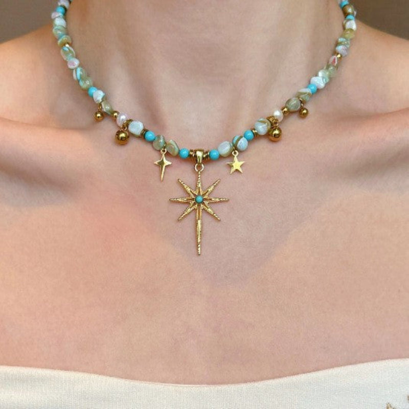 Vintage Ocean Layered Necklace