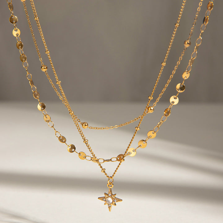 Starburst Layered Necklace