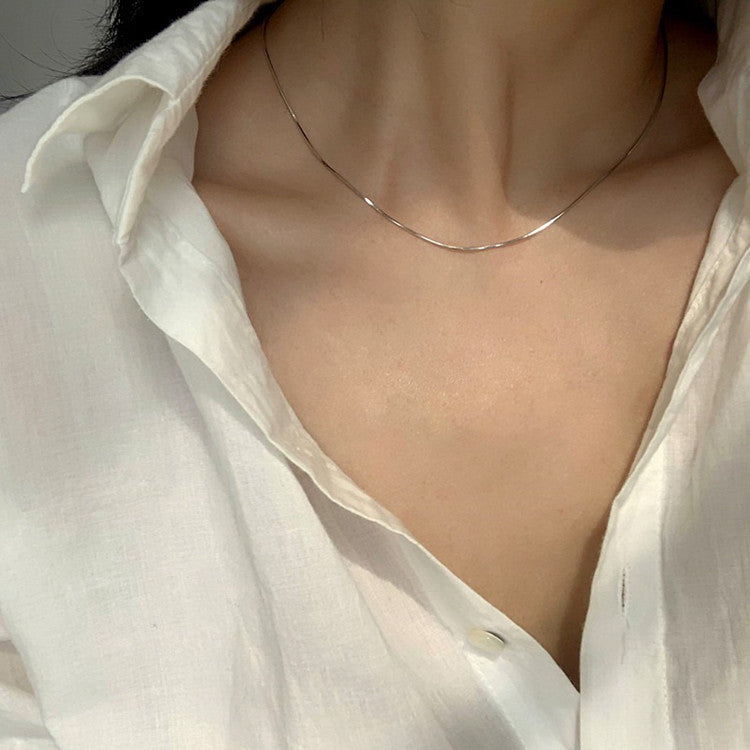 Minimal Snake Chain Necklace