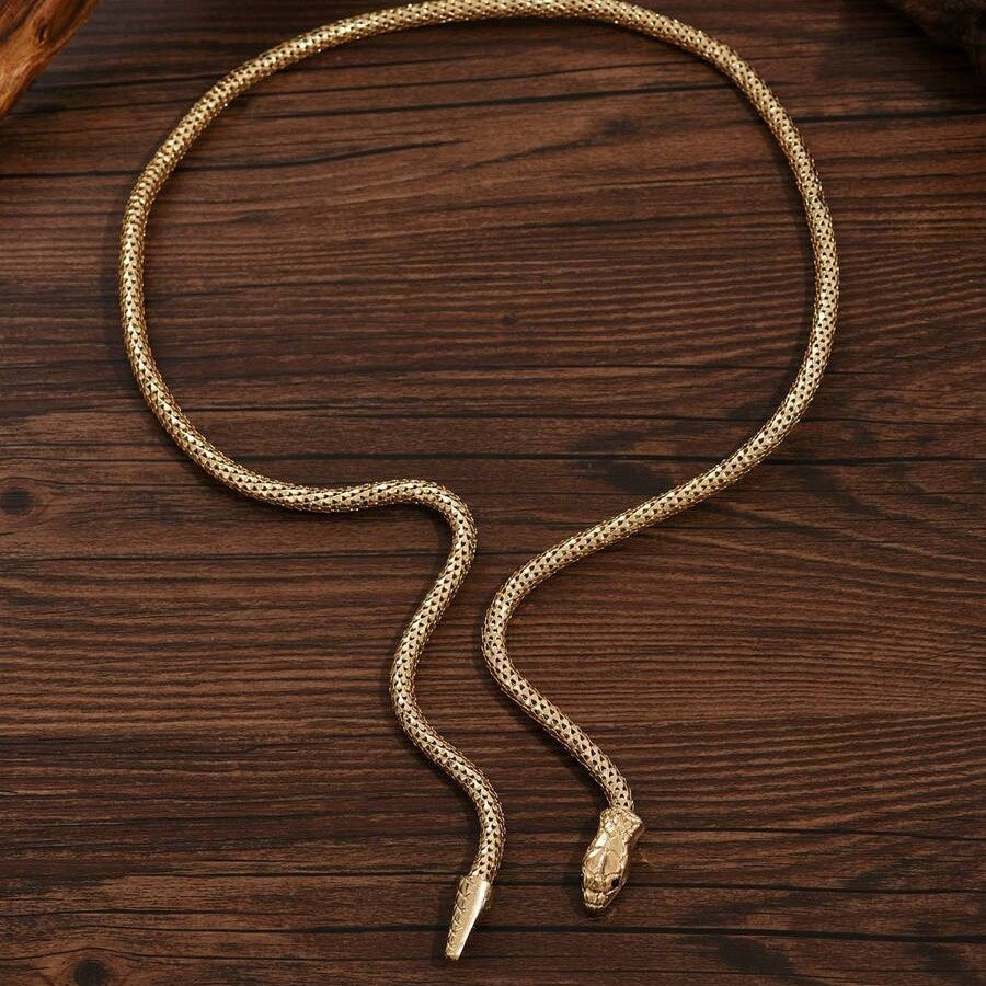Flexible Snake Shaped Anklet Multi Wear Gold Snake Jewelry