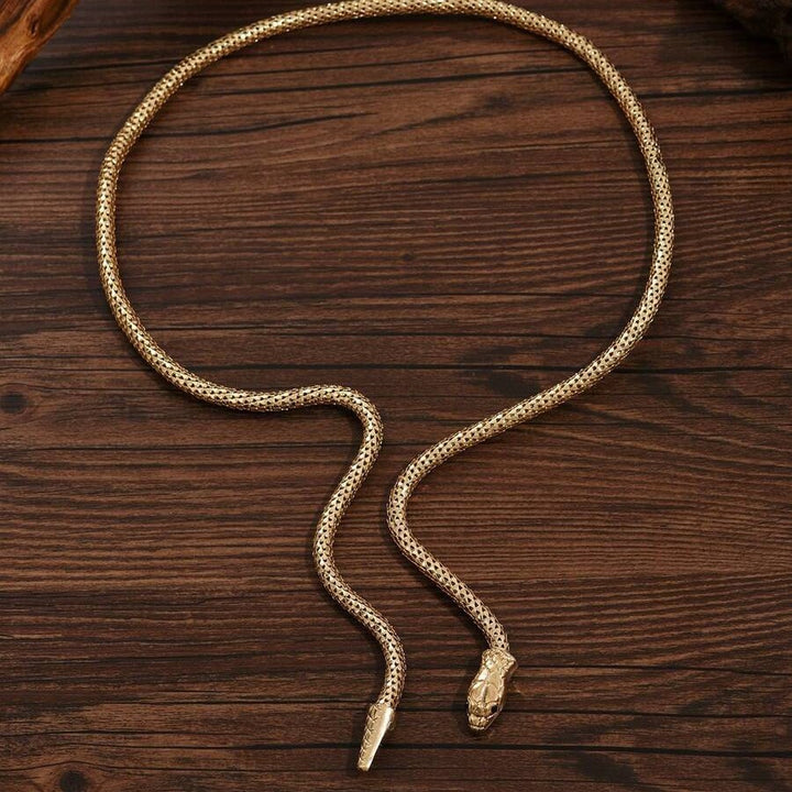 Flexible Snake Shaped Anklet Multi Wear Gold Snake Jewelry
