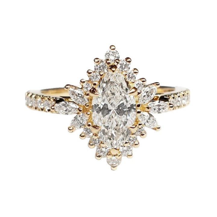 Luxury Marquise Diamond Ring for Women