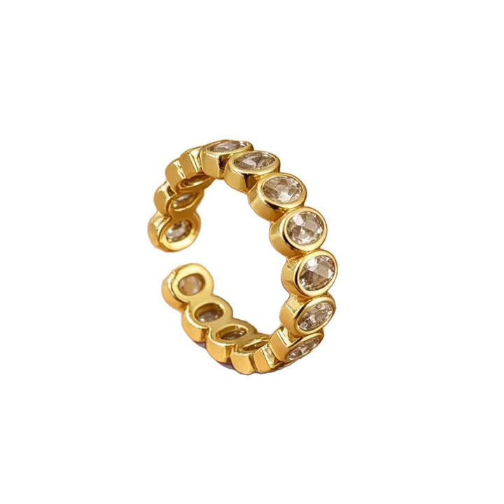 Minimalist Open Diamond Band Ring