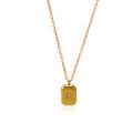 Minimal Starburst Pendant Necklace
