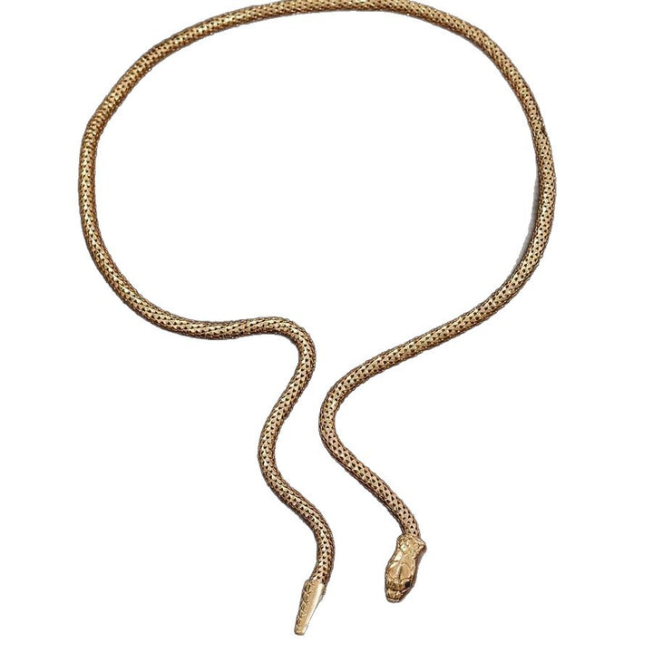 Flexible Snake Shaped Anklet Multi Wear Gold Snake Jewelry