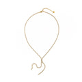 Sparkling Rhinestone Y-Shaped Layered Necklace