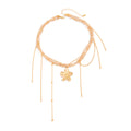 French Luxury Multi-Layer Tassel Flower Necklace