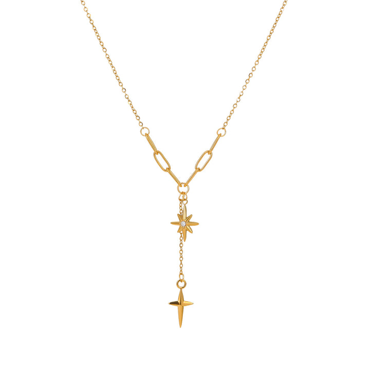 Starlight Y-shaped Layered Pendant Necklace