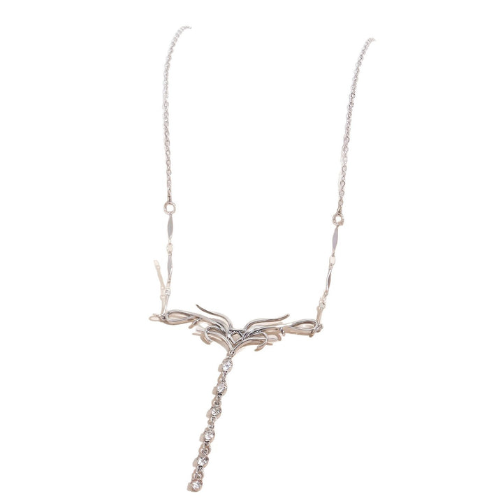 Butterfly Tassel Waist Chain for Women Elegant Diamond Accent Belly Chain Jewelry
