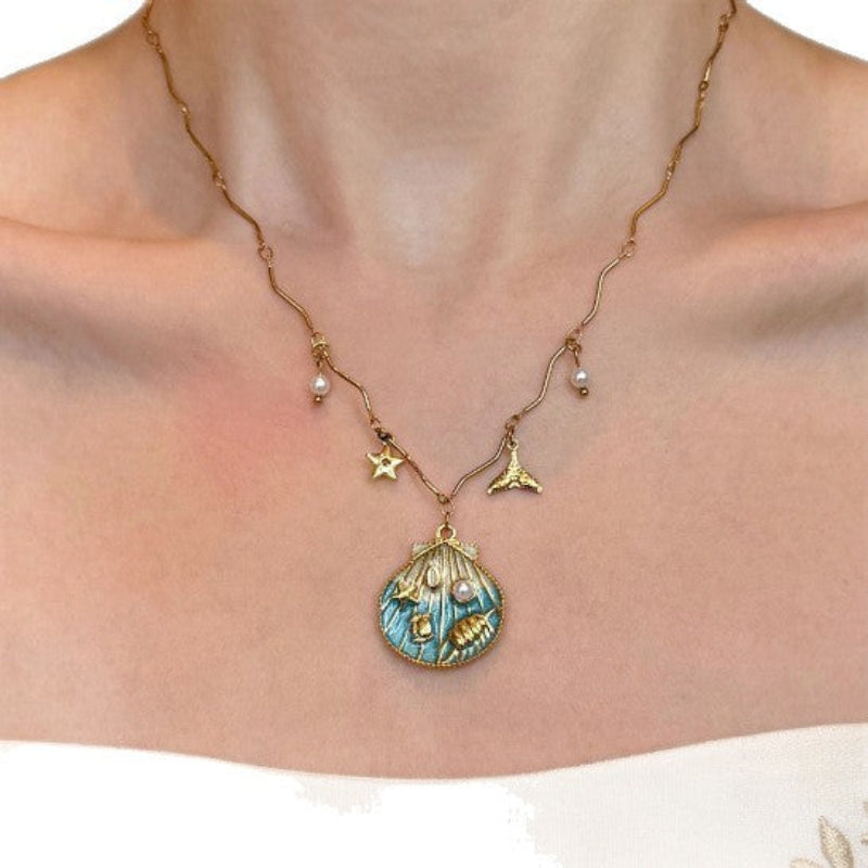 Vintage Ocean Layered Necklace