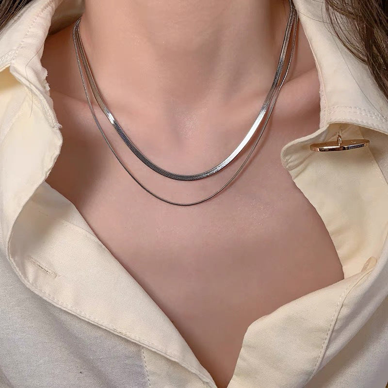 Minimal Snake Chain Necklace
