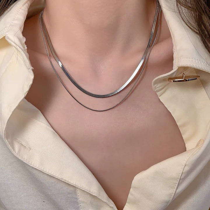 Minimal Snake Chain Necklace
