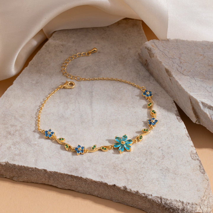 Colorful Flower Vine Bracelet for Women