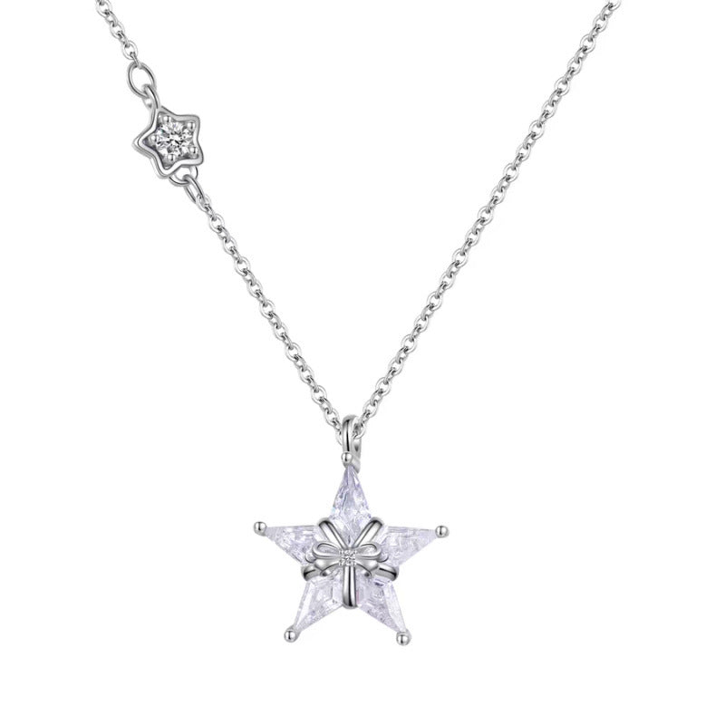 Rhinestone Star Pendant Necklace