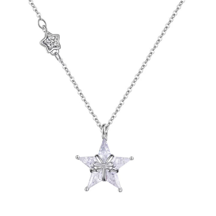 Rhinestone Star Pendant Necklace