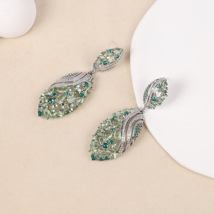 Luxury Teardrop Crystal Drop Earrings