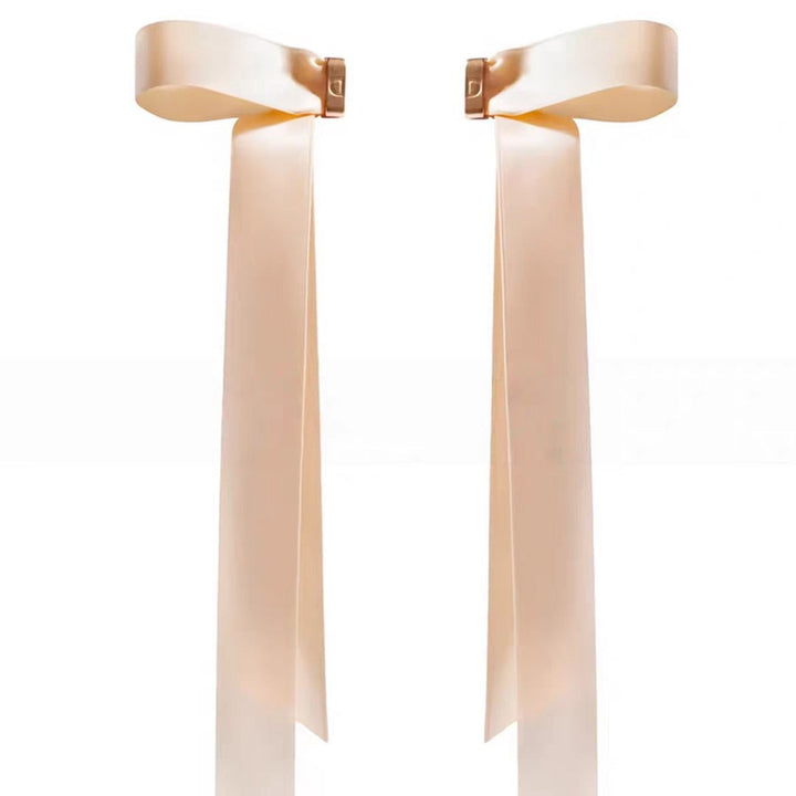 Detachable Magnetic Bow Hair Clips Elegant Satin Barrettes For Women
