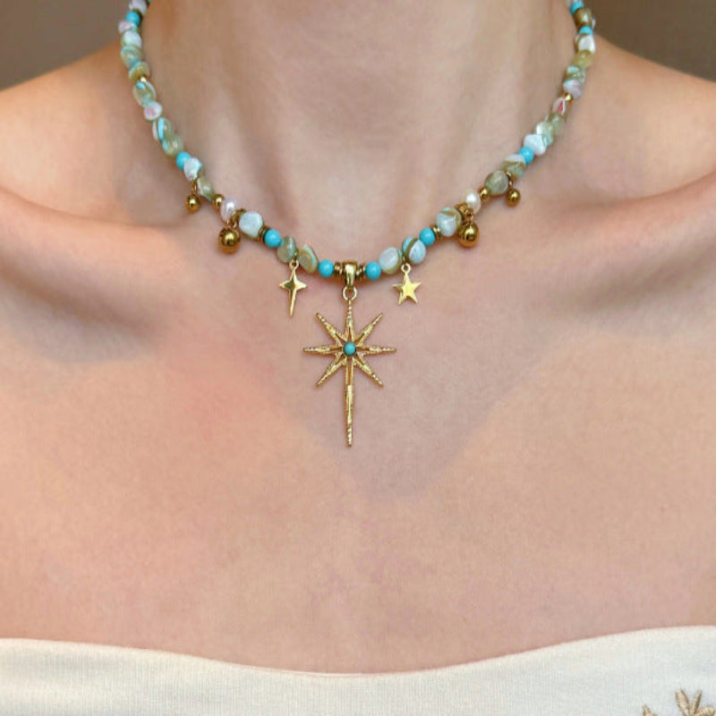 Vintage Ocean Layered Necklace