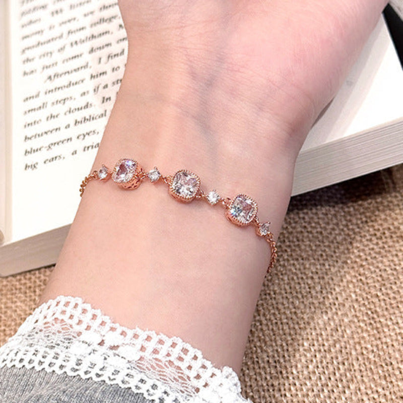 Luxury Rose Gold Diamond Bracelet
