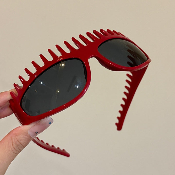 2-in-1 Sunglasses Hair Hoop Minimalist Acetate Sun-Protective Headband
