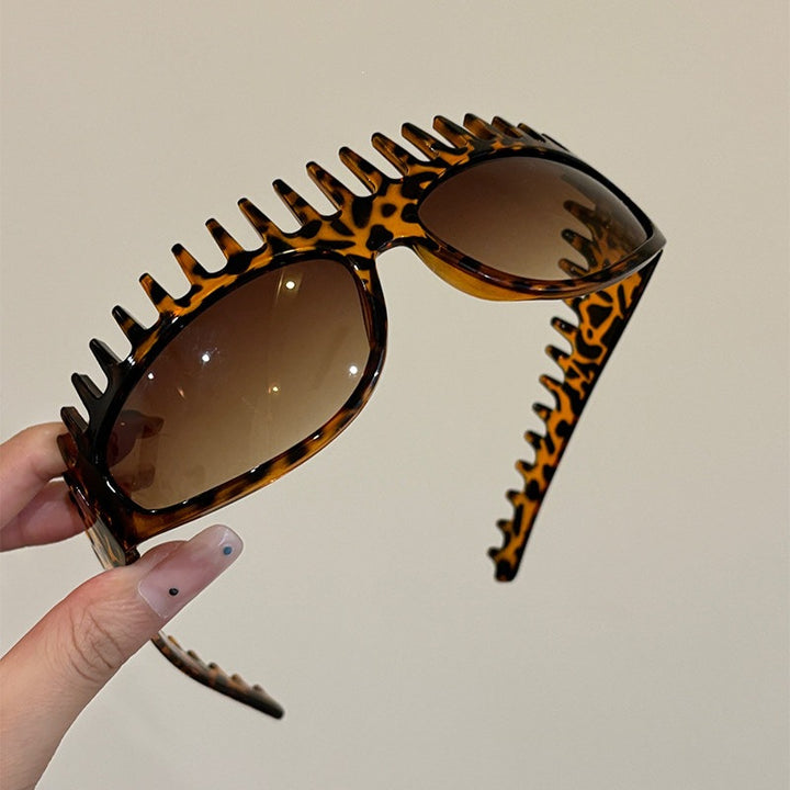 2-in-1 Sunglasses Hair Hoop Minimalist Acetate Sun-Protective Headband