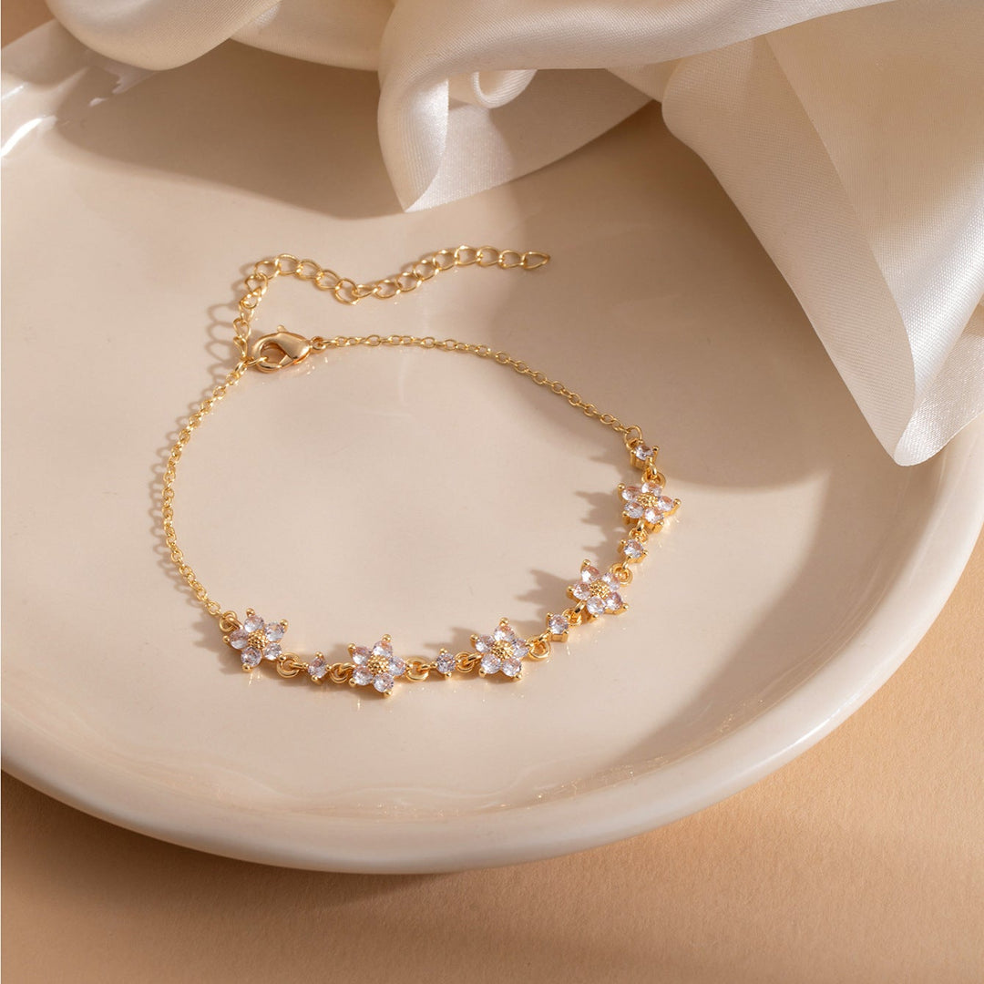 Colorful Flower Vine Bracelet for Women
